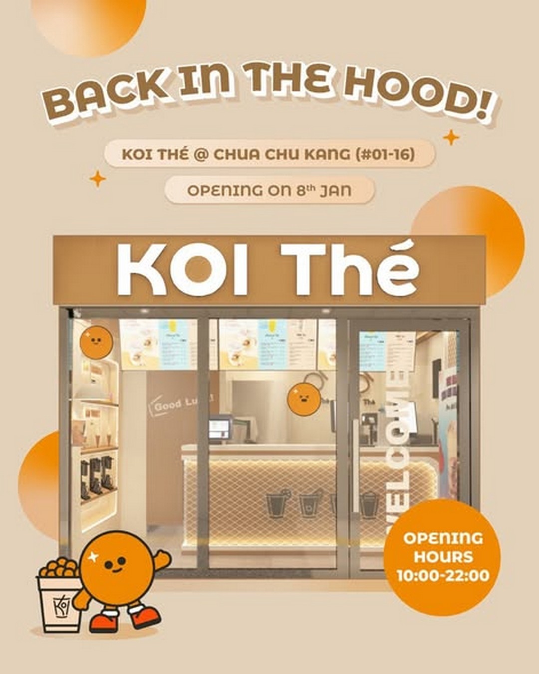 KOI-The-Singapore-Choa-Chu-Kang 8–10 January 2026: KOI Thé Singapore Choa Chu Kang: Sure-Win Gachapon with Any 2 Drinks Promotion