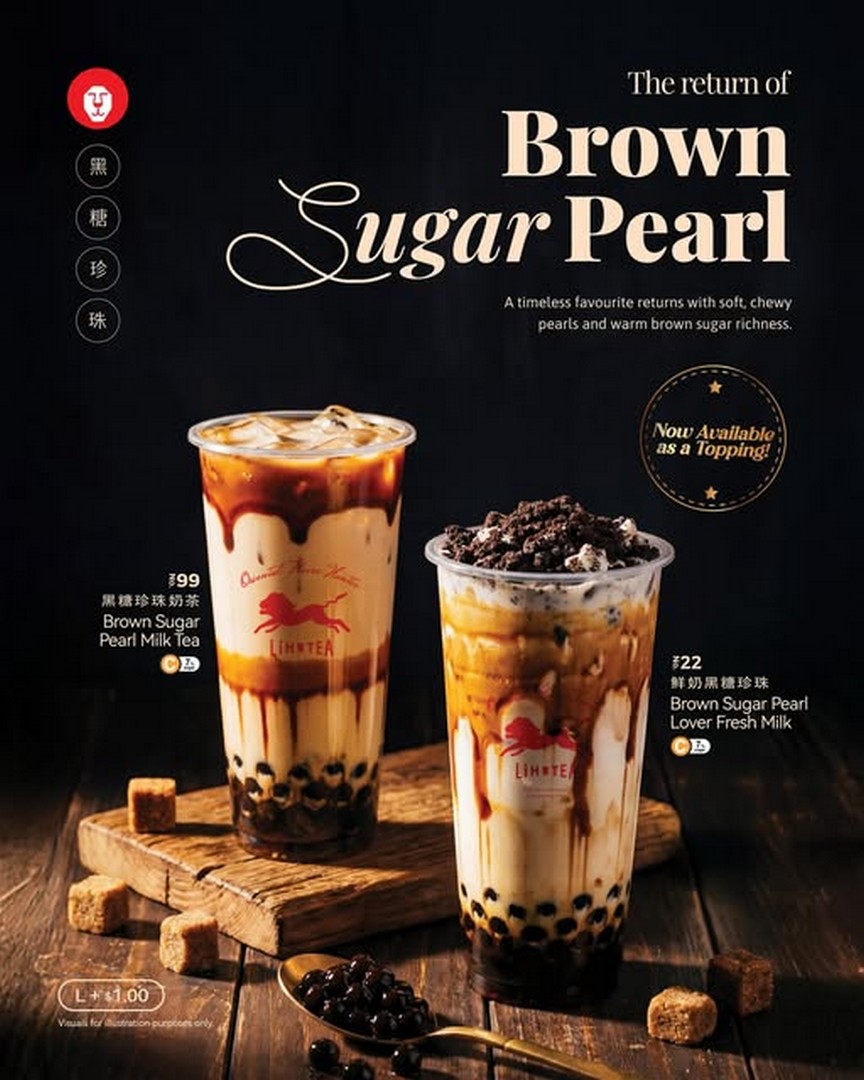 LiHO-Singapore-Brown-Sugar-Pearl-Drinks-Toppings-Promotion 5 January 2025 onwards: LiHO Singapore: Brown Sugar Pearl Drinks & Toppings Promotion