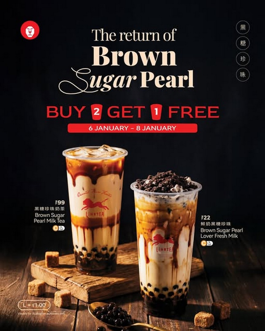 LiHO-Singapore-Buy-2-Get-1-Free-on-Signature-Brown-Sugar-Drinks-Promotion 6–8 January 2026: LiHO Singapore: Buy 2 Get 1 Free on Signature Brown Sugar Drinks Promotion