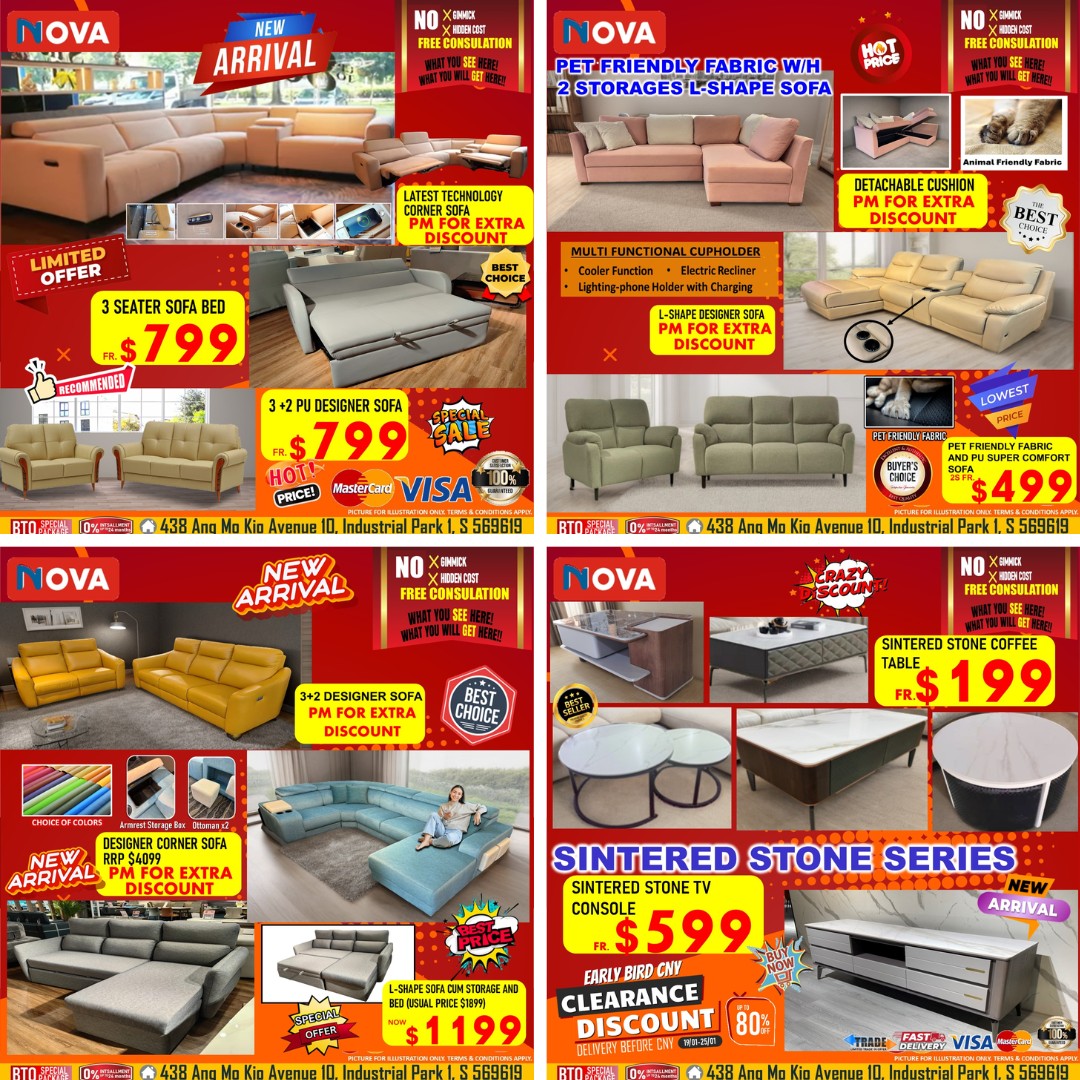 Nova-Furnishing-Big-Savings-Pre-CNY-Furniture-Sale-5 Now till 25 January 2026: Nova Furnishing: Big Savings Pre-CNY Furniture Sale with Up to 60% OFF and 0% Instalment Plans