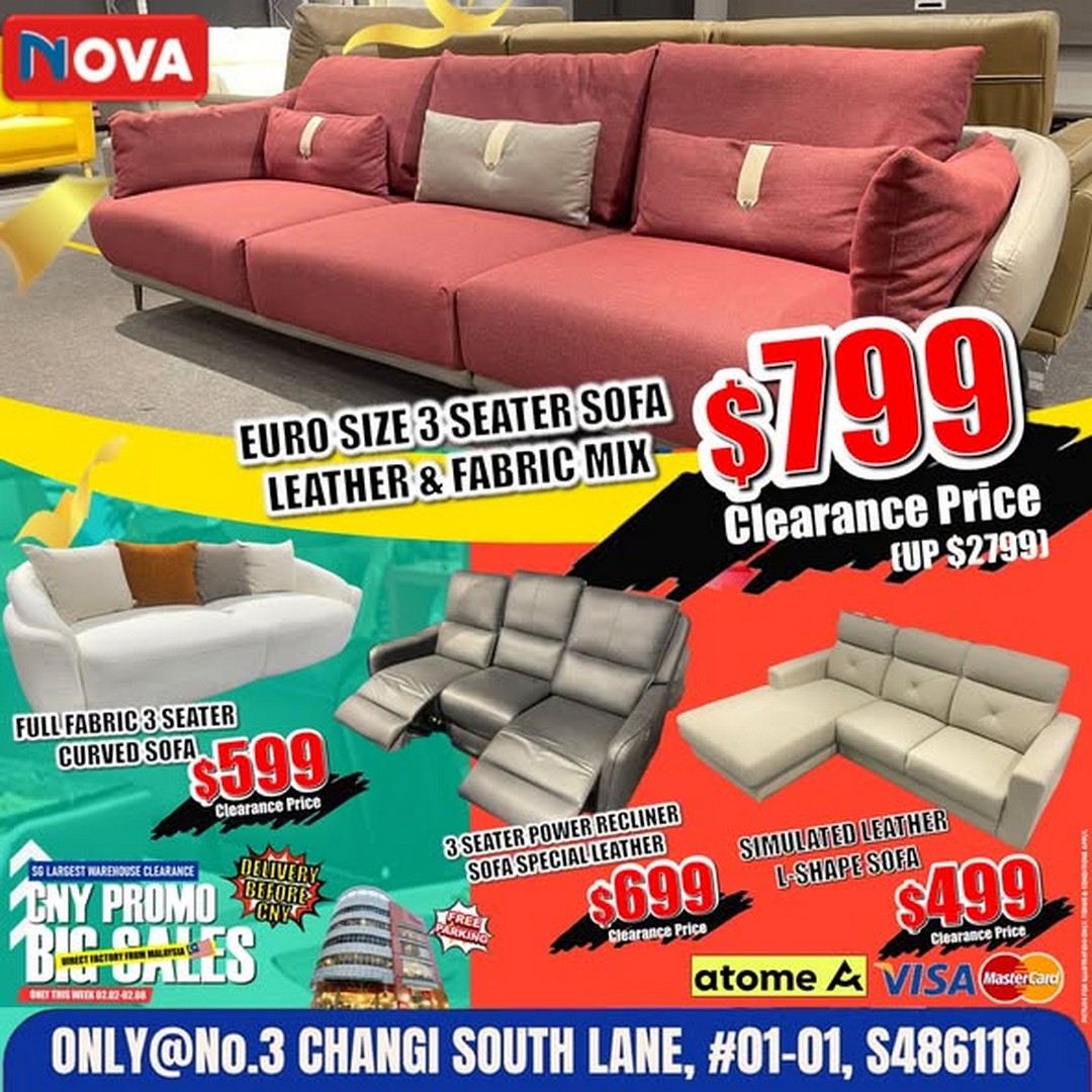 Nova-Furnishing-Changi-South-Chinese-New-Year-Promotion-3 2–8 February 2026: Nova Furnishing Changi South: Chinese New Year Promotion Big Sale with Up to 80% Off Furniture and Home Essentials