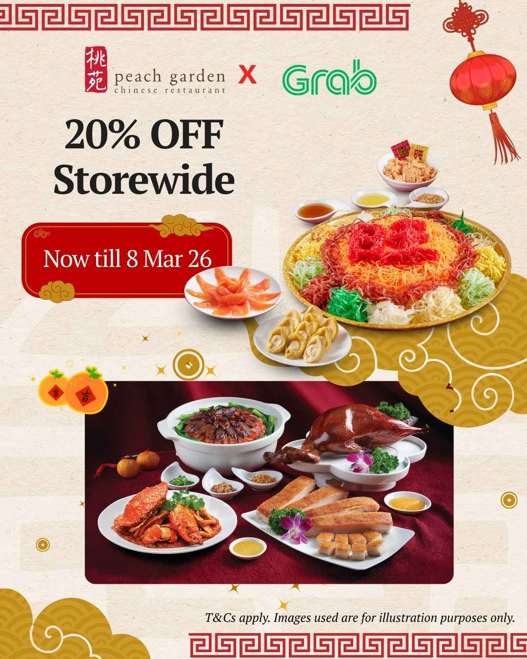 Peach-Garden-Enjoy-20-OFF-All-Dishes-with-Grab 23 January-8 March 2026: Peach Garden: Enjoy 20% OFF All Dishes with Grab: Exclusive Dining Promotion Across Multiple Outlets