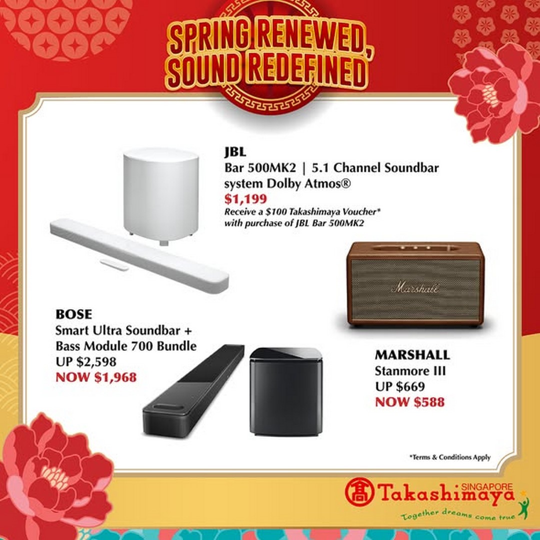 Takashimaya-Department-Store-Elevate-Your-Home-Entertainment-Setup-2 Now till 9 February 2026: Takashimaya Department Store: Elevate Your Home Entertainment Setup Promotion