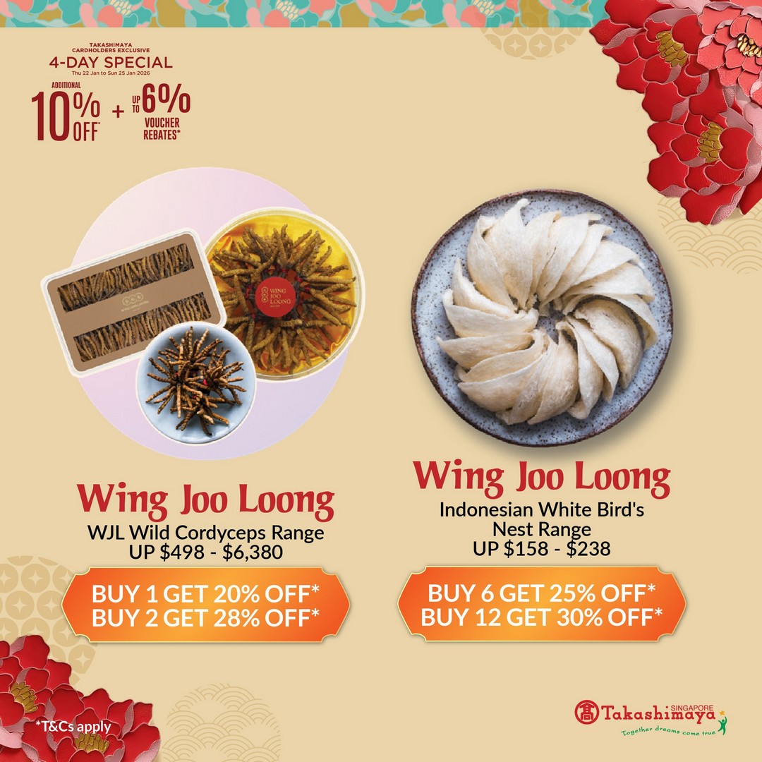 Takashimaya-Department-Store-Lunar-New-Year-Food-Favourites-Sale-4 22-25 January 2026: Takashimaya Department Store: Lunar New Year Food Favourites Sale with Discounts and Voucher Rebates