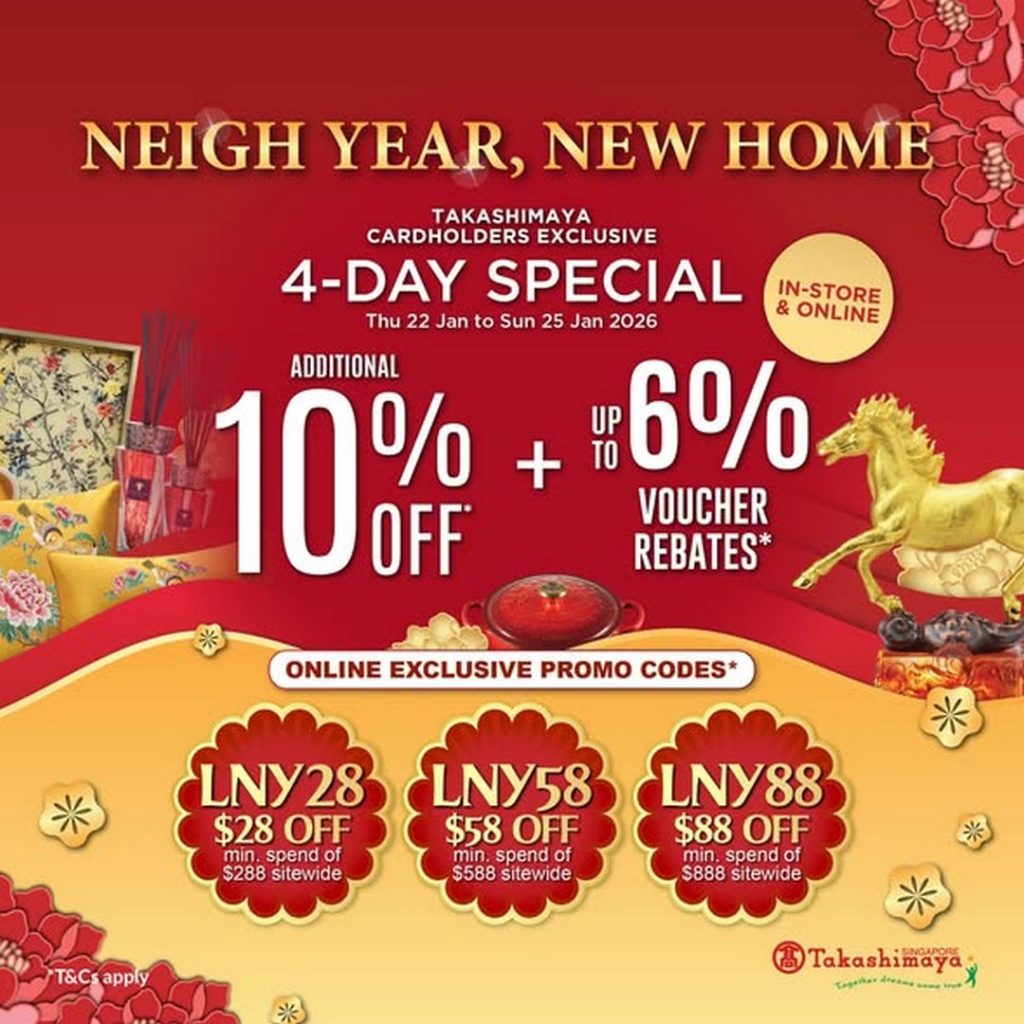 22–25 January 2026: Takashimaya Department Store Lunar New Year Home ...