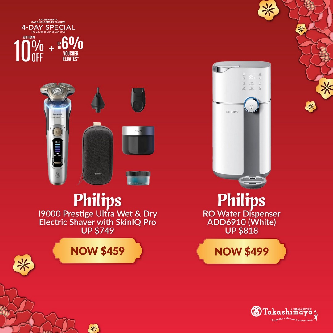 Takashimaya-Department-Store-Lunar-New-Year-Home-Living-Promotion-11 22–25 January 2026: Takashimaya Department Store Lunar New Year Home & Living Promotion – Extra 10% OFF, Vouchers, Online Promo Codes & Extended Shopping Hours in Singapore