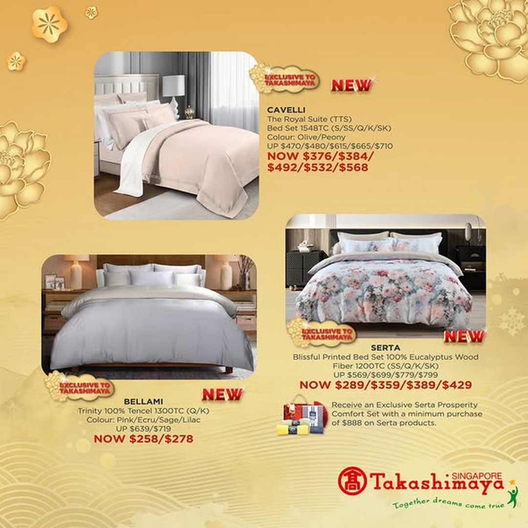 Takashimaya-Department-Store-Refresh-Your-Home-with-Luxurious-2 22-25 January 2026: Takashimaya Department Store: Refresh Your Home with Luxurious Bedding and Interior Must-Haves – Card Day Promotion