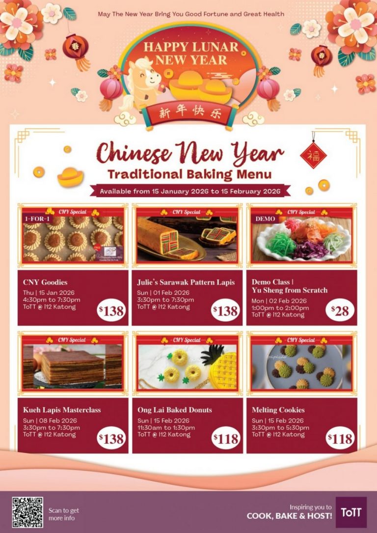 15 January–15 February 2026: ToTT Chinese New Year Traditional Baking ...