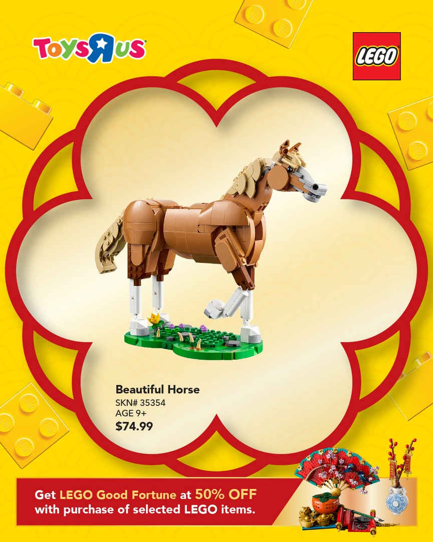 Toys-R-Us-Singapore-LEGO-Lunar-New-Year-Good-Fortune-Set-Promotion-4 1 January–2 March 2026: Toys"R"Us Singapore: LEGO Lunar New Year Good Fortune Set Promotion – Enjoy 50% Off Featured Festive Sets