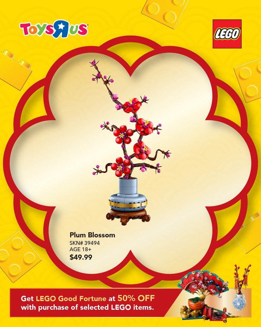 Toys-R-Us-Singapore-LEGO-Lunar-New-Year-Good-Fortune-Set-Promotion-8 1 January–2 March 2026: Toys"R"Us Singapore: LEGO Lunar New Year Good Fortune Set Promotion – Enjoy 50% Off Featured Festive Sets