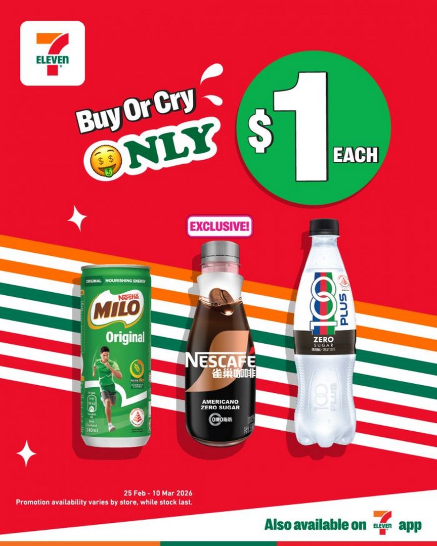 7-Eleven-Must-Buy-Lobang-Drinks-Promotion-1 25 February-10 March 2026: 7-Eleven Must Buy Lobang Drinks Promotion: Refreshing Beverages from $1
