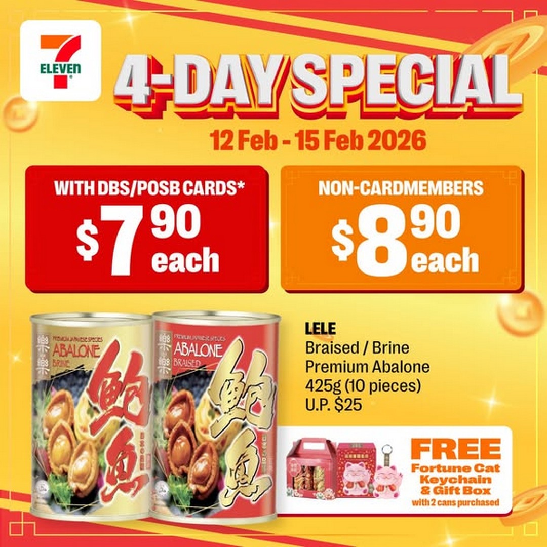 7-Eleven-Singapore-Chinese-New-Year-Essentials-Promotion-2 12–15 February 2026: 7-Eleven Singapore Chinese New Year Essentials Promotion – Last-Minute Reunion Dinner Deals Across the Island (Selected Stores With Adjusted Hours)