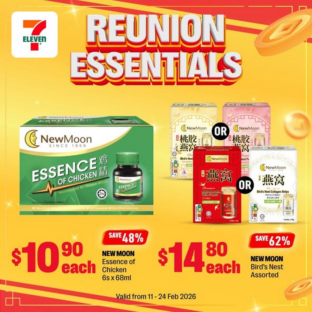 7-Eleven-Singapore-Chinese-New-Year-Essentials-Promotion-3 12–15 February 2026: 7-Eleven Singapore Chinese New Year Essentials Promotion – Last-Minute Reunion Dinner Deals Across the Island (Selected Stores With Adjusted Hours)