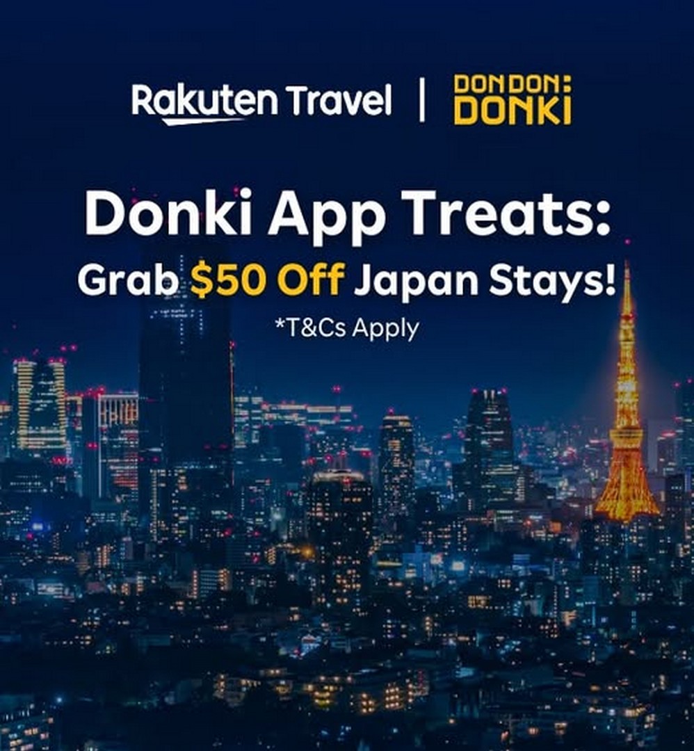 DON-DON-DONKI-Singapore-Exclusive-DONKI-App-50-OFF 17 February–31 December 2026: DON DON DONKI Singapore: Exclusive DONKI App $50 OFF Japan Hotel Stays Promotion