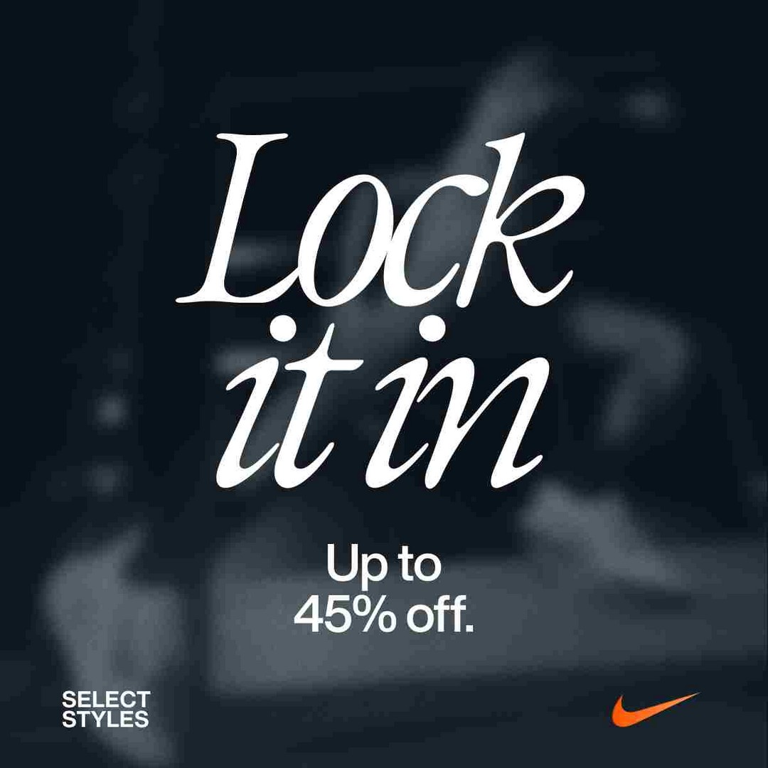 Nike-Make-This-Season-Yours-Sale 6-14 February 2026: Nike: Make This Season Yours Sale: Up to 45% Off Select Styles