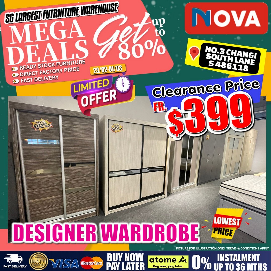 Nova-Furnishing-Changi-South-Mega-Furniture-Sale-6 23 February-1 March 2026: Nova Furnishing Changi South: Mega Furniture Sale Up to 80% Off