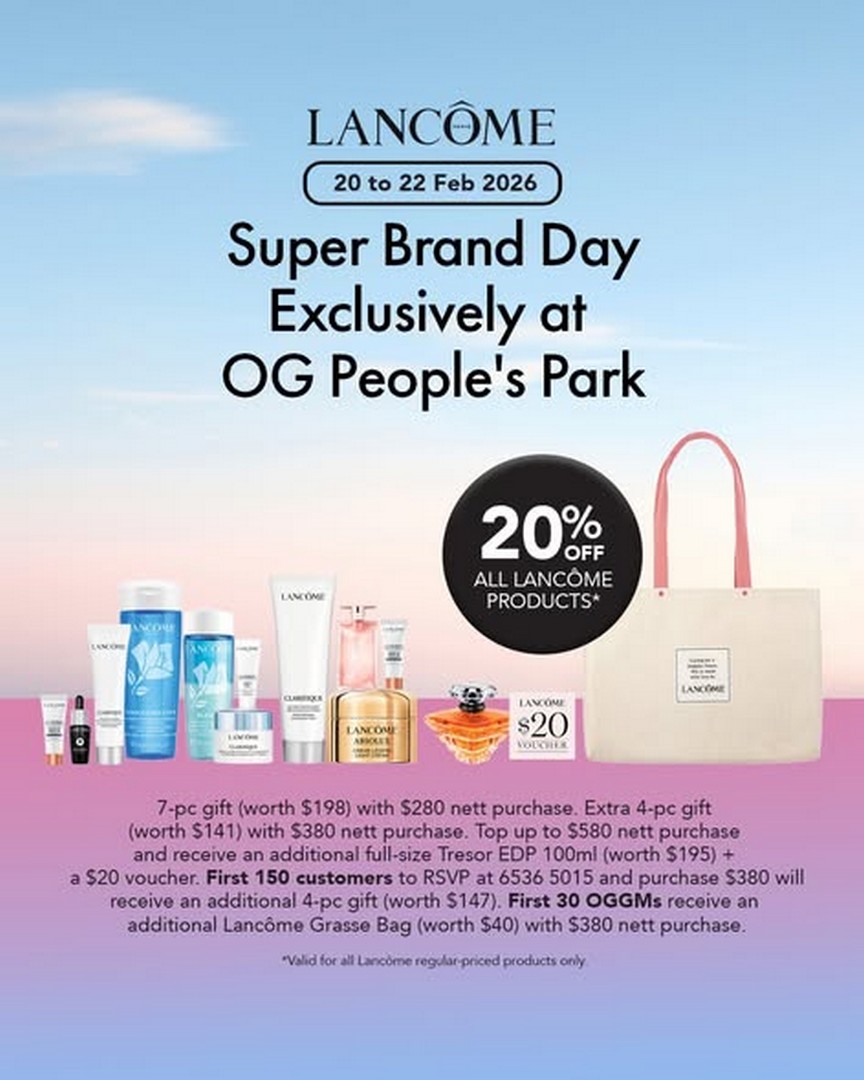 OG-Singapore-Lancome-Year-of-the-Horse-Celebration 20-22 February 2026: OG Singapore: Lancôme Year of the Horse Celebration: Exclusive Beauty Promotion & Gifts