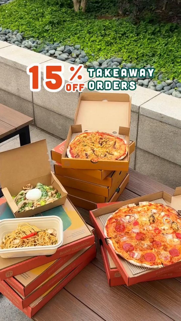 Peperoni-Pizzeria-Singapore-Enjoy-15-OFF-Takeaway-Orders 2 February 2026 onwards: Peperoni Pizzeria Singapore: Enjoy 15% OFF Takeaway Orders with TAKEAWAY15 Promotion