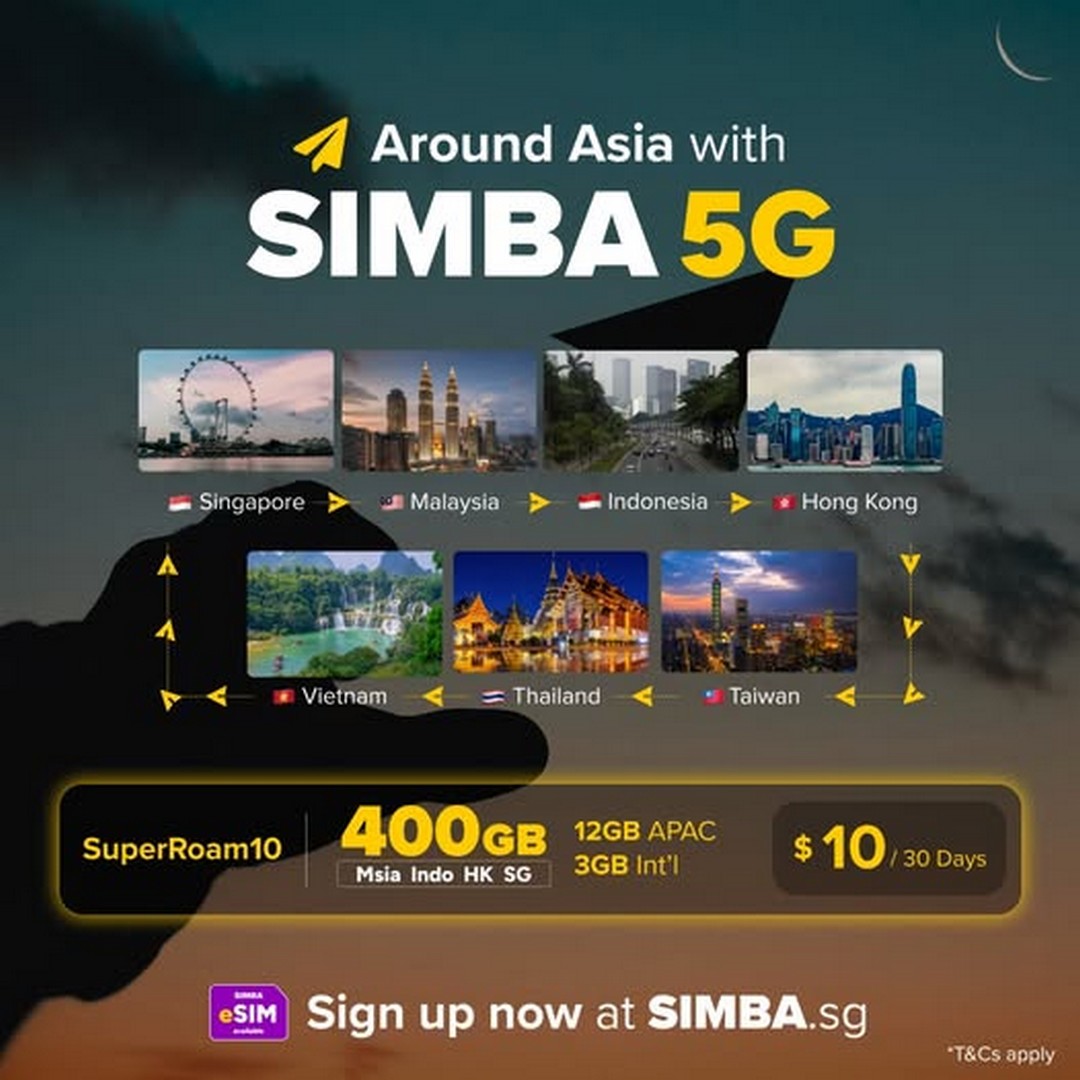 SIMBA-Telecom-Stay-Connected-Across-APAC 25 February 2026 onwards: SIMBA Telecom: Stay Connected Across APAC with SuperRoam10 Plan – Promotion