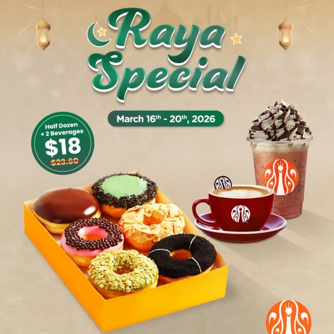 J.CO-Donuts-Coffee-Half-Dozen-Donuts-2-Beverages 16-20 March 2026: J.CO Donuts & Coffee: Half Dozen Donuts + 2 Beverages for $18: Raya Celebration Promotion