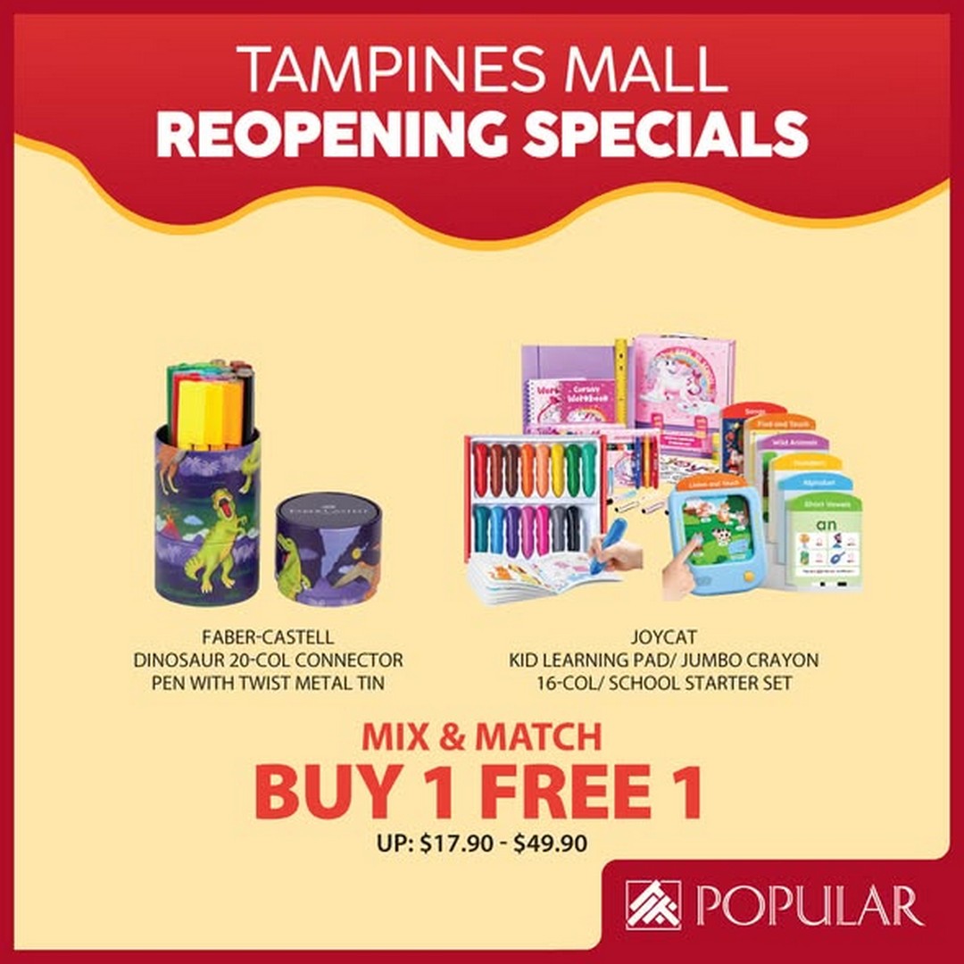 POPULAR-Tampines-Mall-Reopening-with-Fresh-Look-Up-to-50-OFF-2 6-15 March 2026: POPULAR Tampines Mall: Reopening with Fresh Look & Up to 50% OFF Storewide Sale