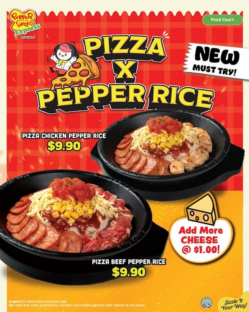 2 March 2026 onwards: Pepper Lunch Singapore Pizza X Pepper Rice ...