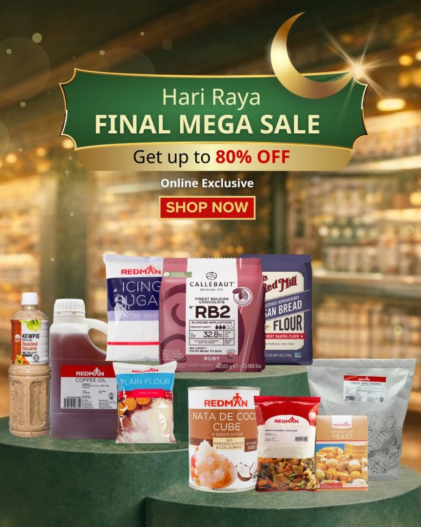 Redman-by-Phoon-Huat-Online-Hari-Raya-Mega-Sale 16 March 2026 onwards: Redman by Phoon Huat: Online Hari Raya Mega Sale – Up to 80% Off Festive Baking Ingredients