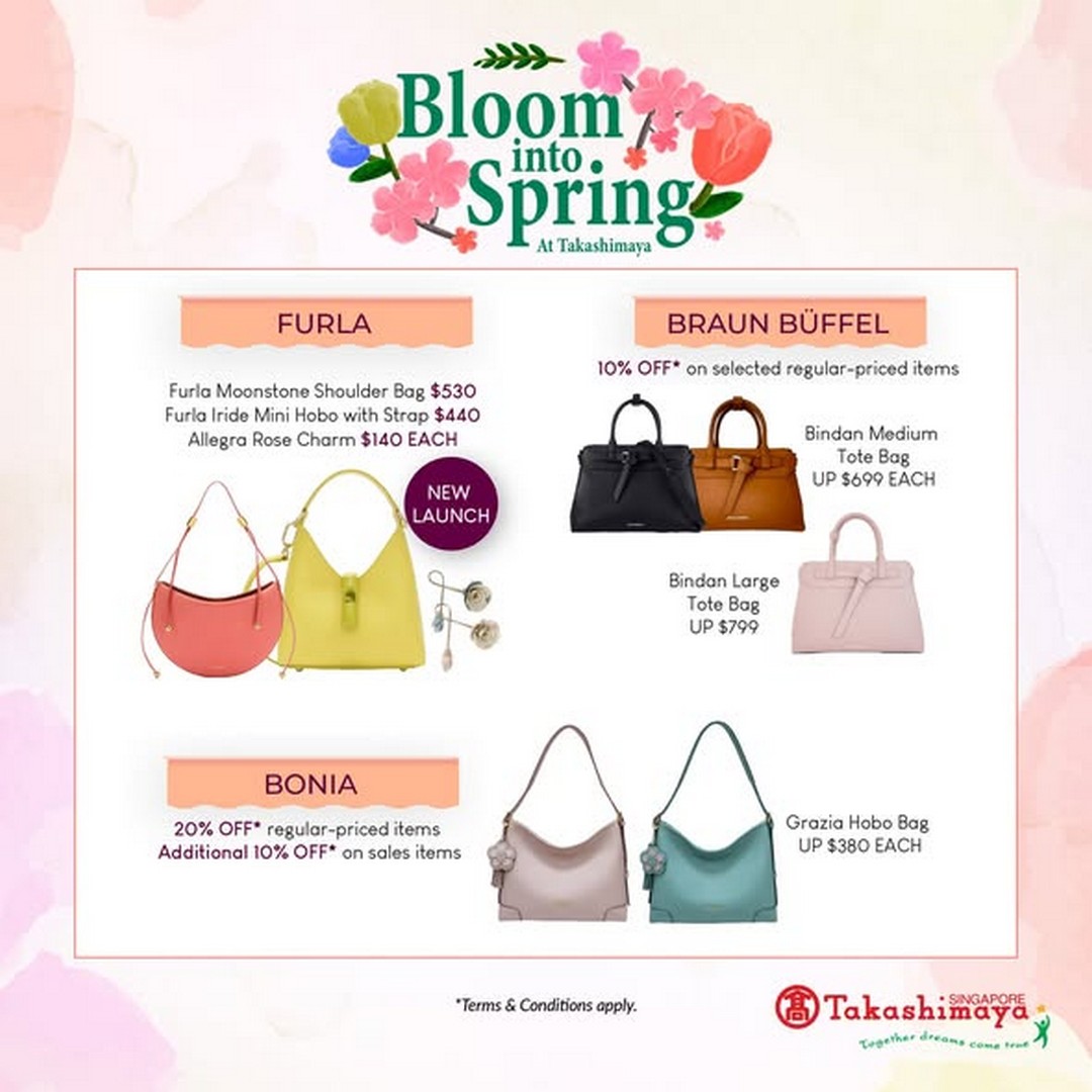 Takashimaya-Department-Store-Double-Bonus-Points-Handbag-Promotion-1 26-29 March 2026: Takashimaya Department Store Double Bonus Points Handbag Promotion with $30 OFF Deal at Ladies’ Handbags Level 2