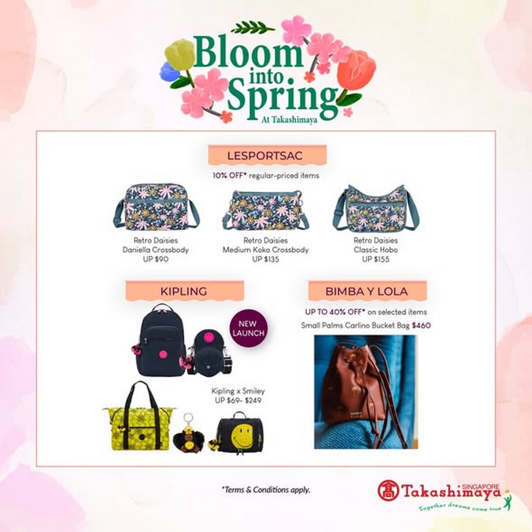 Takashimaya-Department-Store-Double-Bonus-Points-Handbag-Promotion-3 26-29 March 2026: Takashimaya Department Store Double Bonus Points Handbag Promotion with $30 OFF Deal at Ladies’ Handbags Level 2