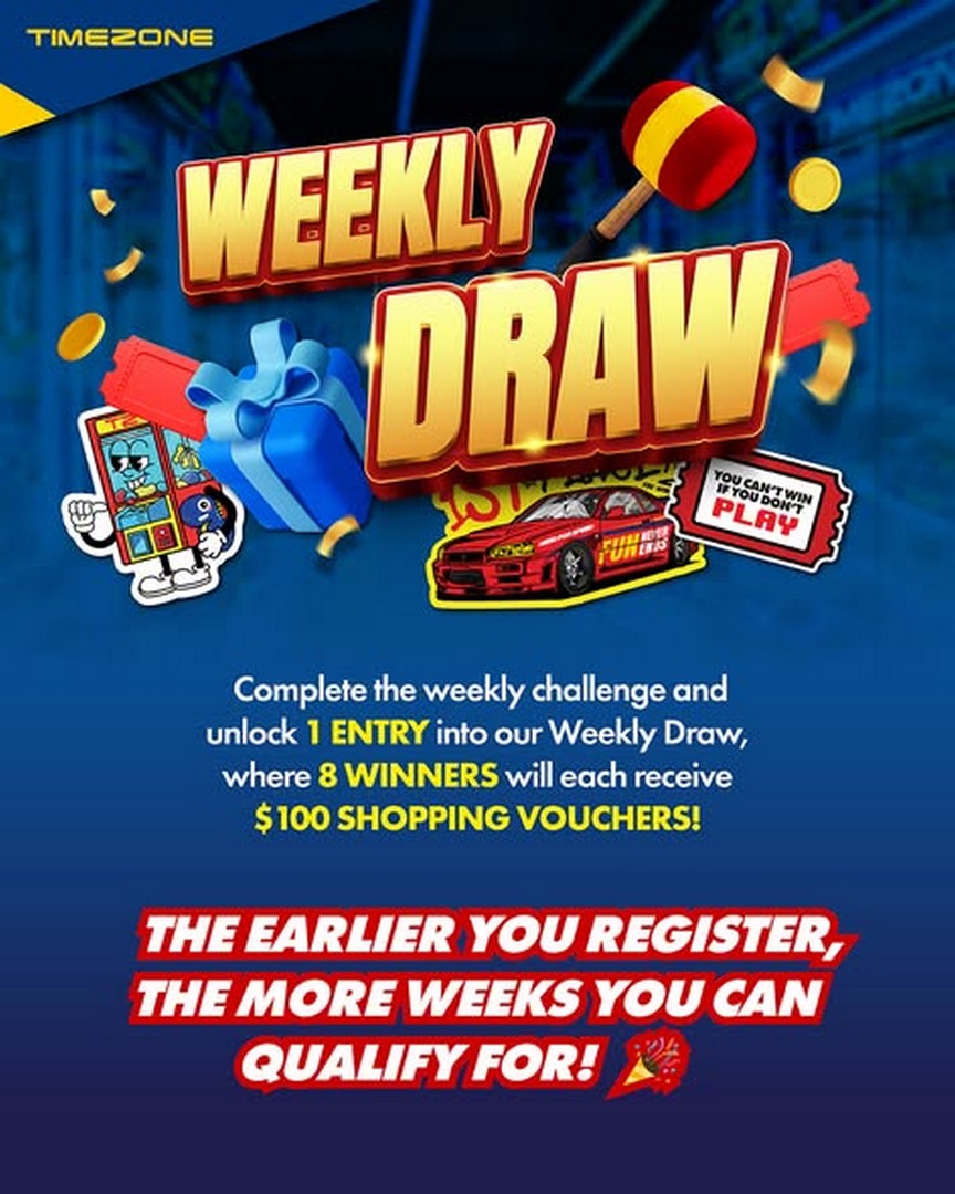 Timezone-Singapore-Lucky-8-–-Play-More-Win-More-Promotion-2 2-29 March 2026: Timezone Singapore: Lucky 8 – Play More, Win More Promotion: Weekly Draws and Shopping Vouchers