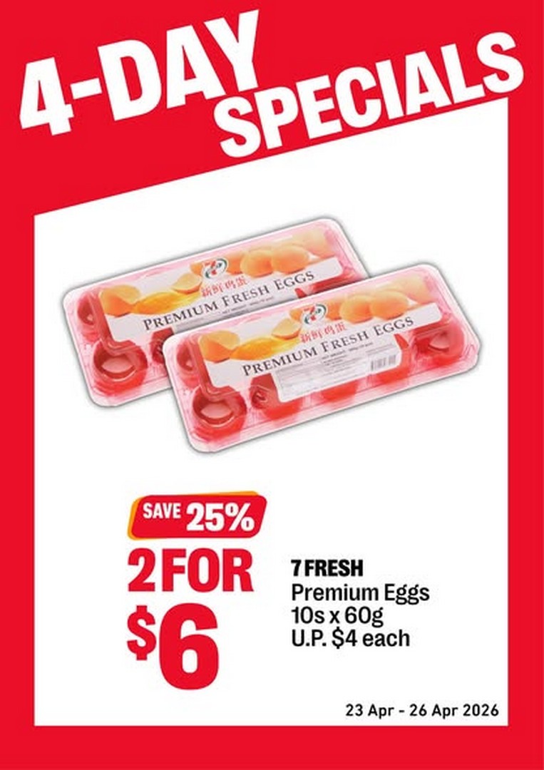 23–26 April 2026: 7-Eleven Singapore 4-Day Specials, Convenience Store ...