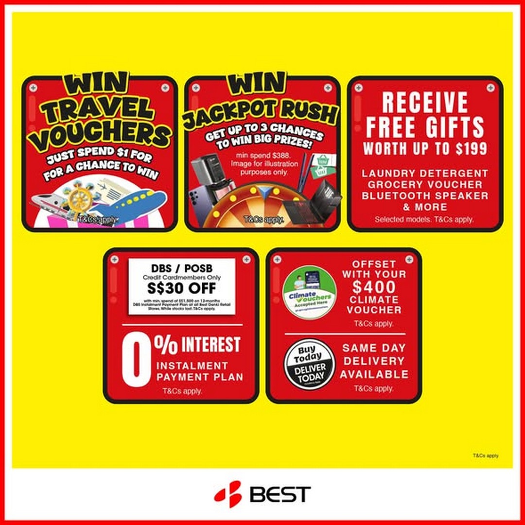 BEST-Denki-Singapore-Emergency-Clearance-Sale-4 2-13 April 2026: BEST Denki Singapore: Emergency Clearance Sale on Fridges & Washers