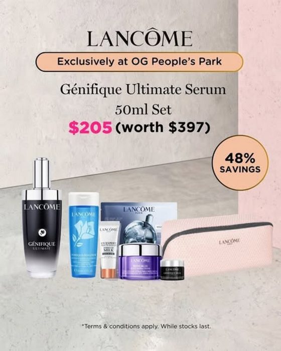 24–26 April 2026: Lancôme Super Brand Day at OG Singapore – Enjoy 20% ...
