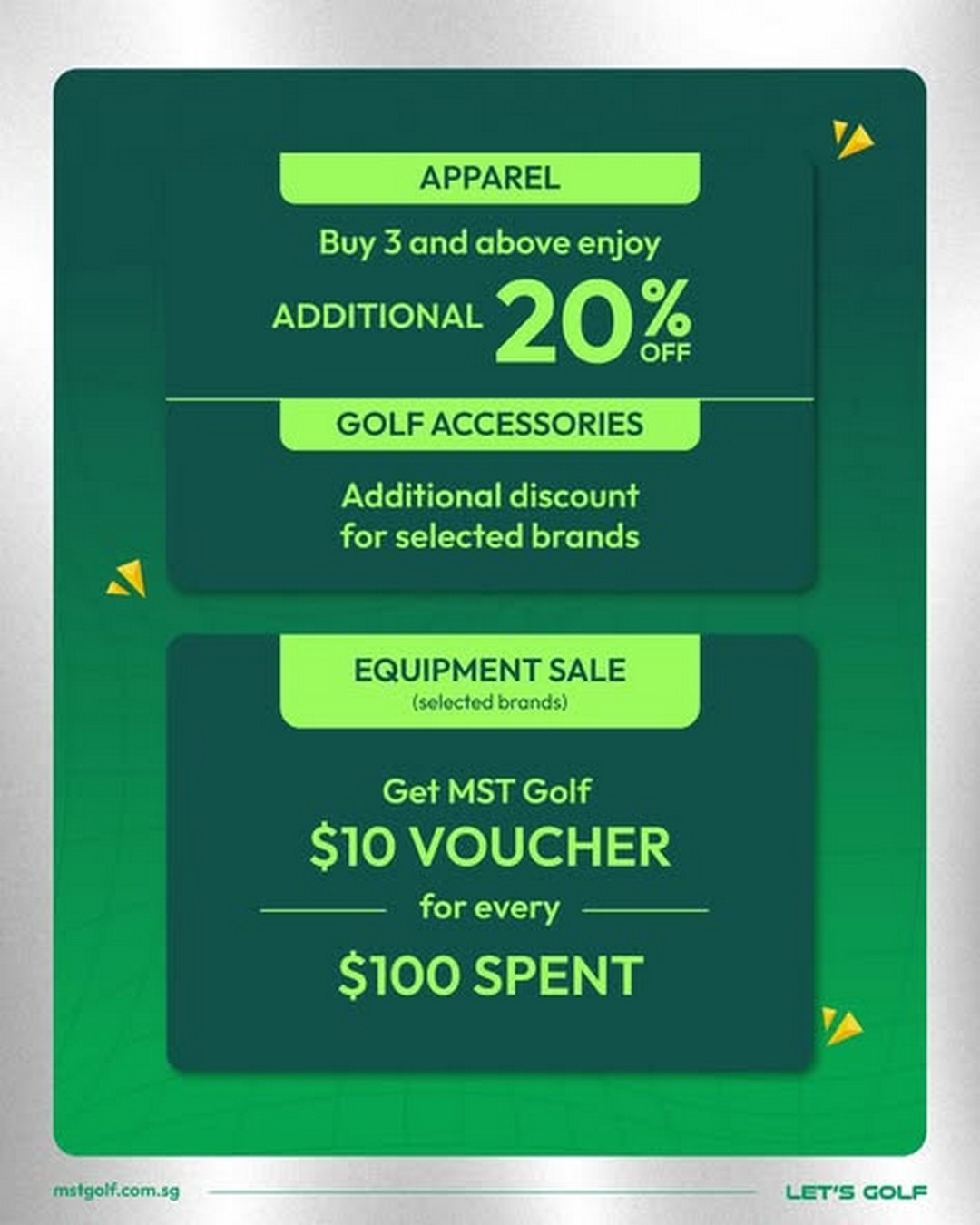 27 April–3 May 2026: MST Golf Singapore Suntec City Sale, Promotion ...