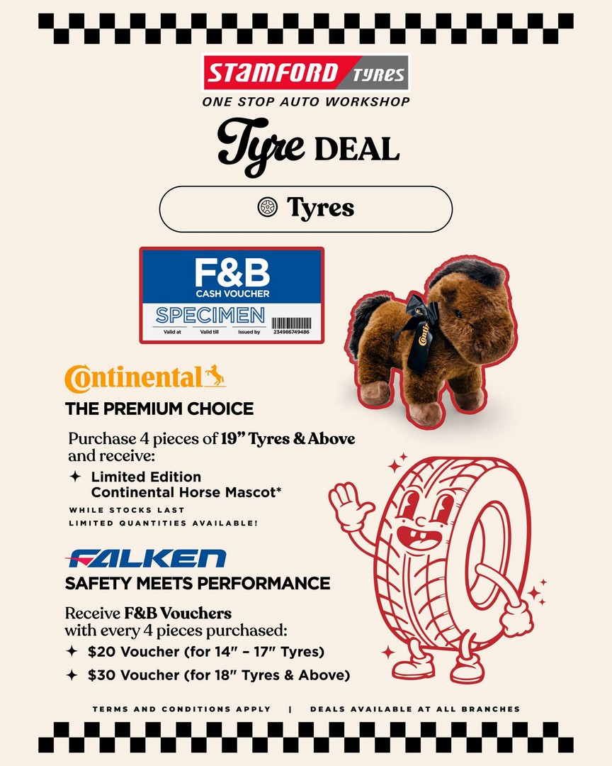 20–30 April 2026: Stamford Tyres Singapore Biggest Tyre & Rim Sale ...