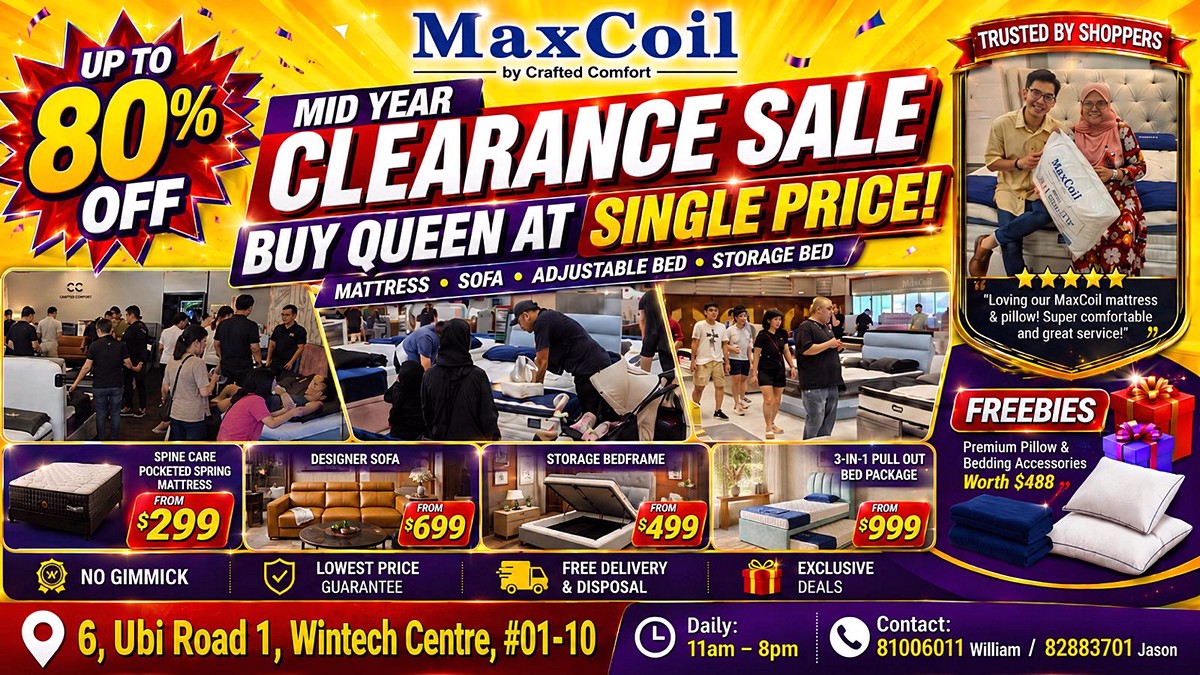 1st to 7th June 2026: MaxCoil Mid Year Clearance Sale – Storage