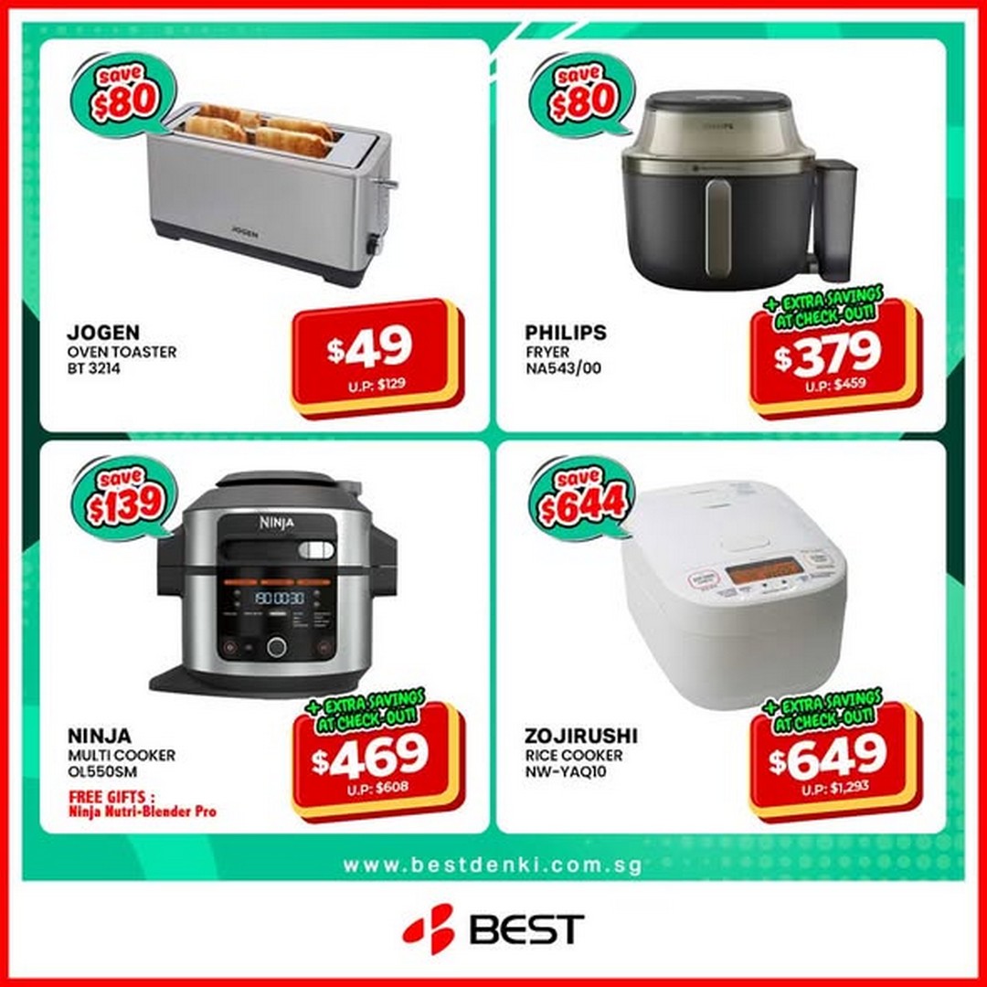 BEST-Denki-Singapore-Online-5.5-Super-Sale-3 5 May 2026 onwards: BEST Denki Singapore Online 5.5 Super Sale Extended – Extra Savings Up to 12% Off with Minimum $155 Spend on Selected Electronics and Home Appliances