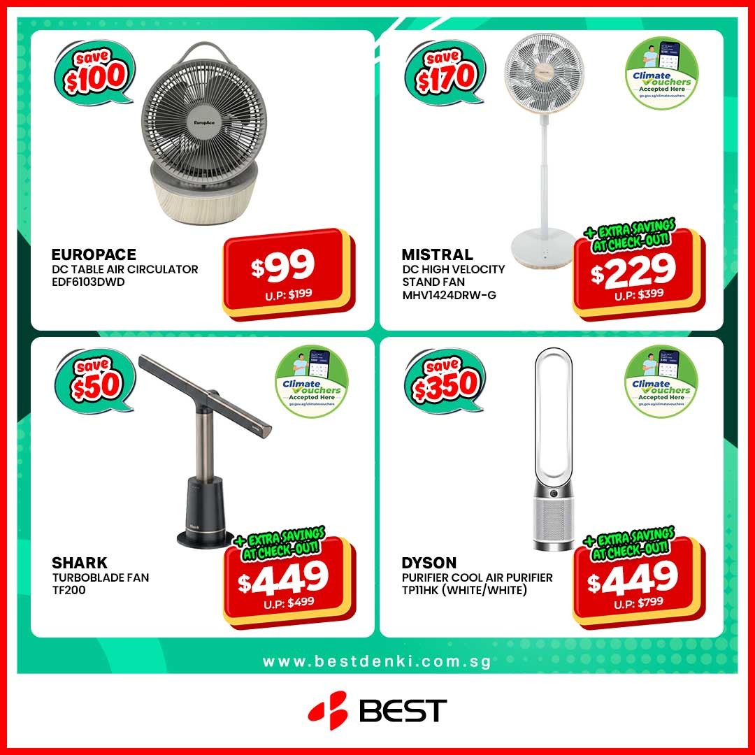 BEST-Denki-Singapore-Online-5.5-Super-Sale-4 5 May 2026 onwards: BEST Denki Singapore Online 5.5 Super Sale Extended – Extra Savings Up to 12% Off with Minimum $155 Spend on Selected Electronics and Home Appliances