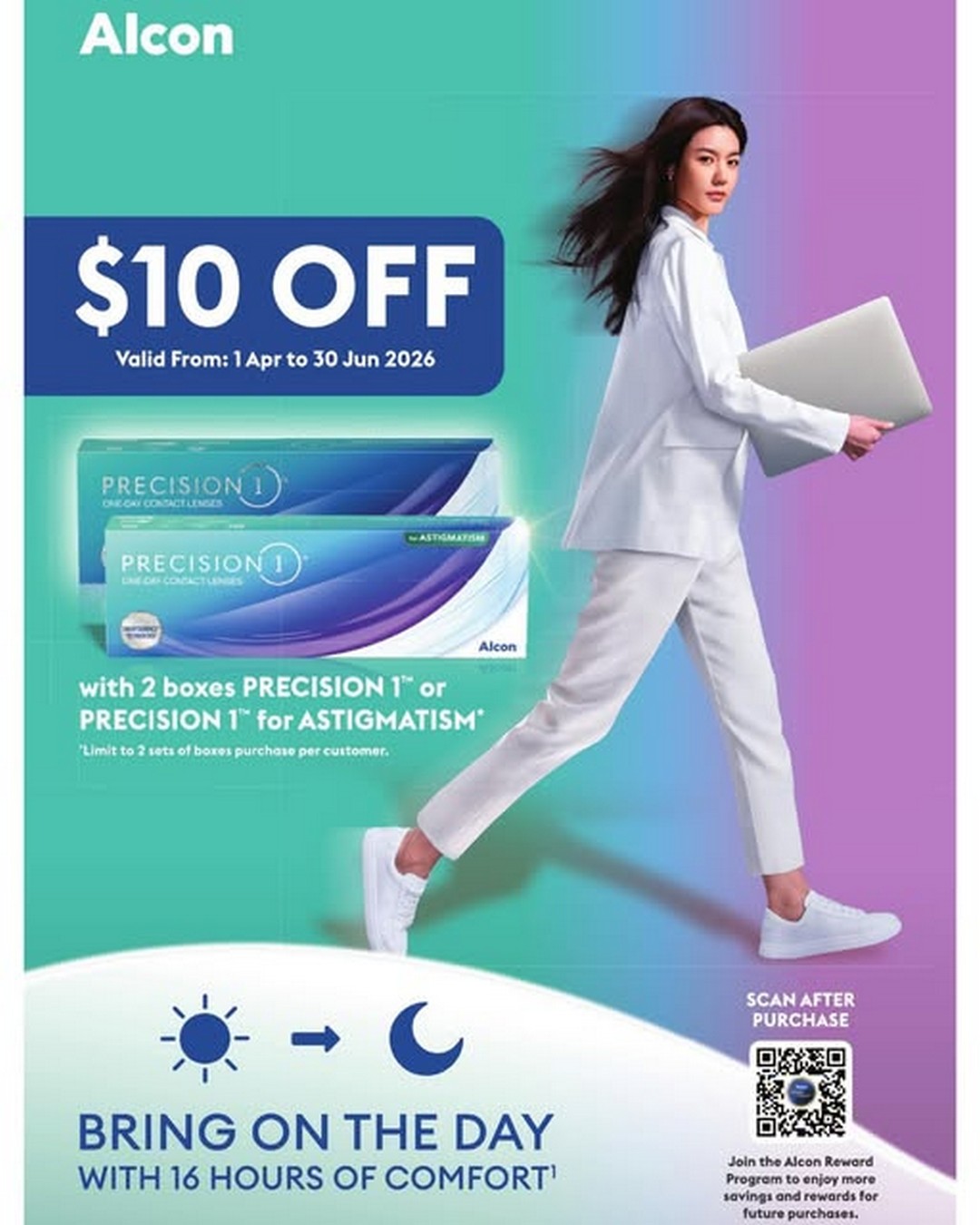 Better-Vision-Singapore-Optical-Contact-Lens-Promotion 1 April – 30 June 2026: Better Vision Singapore, Optical Contact Lens Promotion with $10 OFF PRECISION1® Contact Lenses Deal