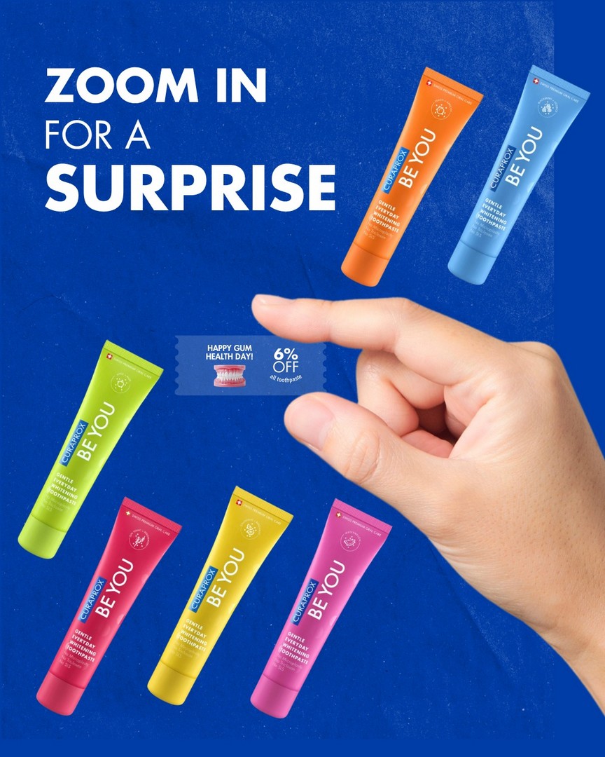 Curaprox-Singapore-Gum-Health-Day-6-Off-All-Toothpaste-Promotion 12–31 May 2026: Curaprox Singapore Gum Health Day, 6% Off All Toothpaste Promotion in Singapore