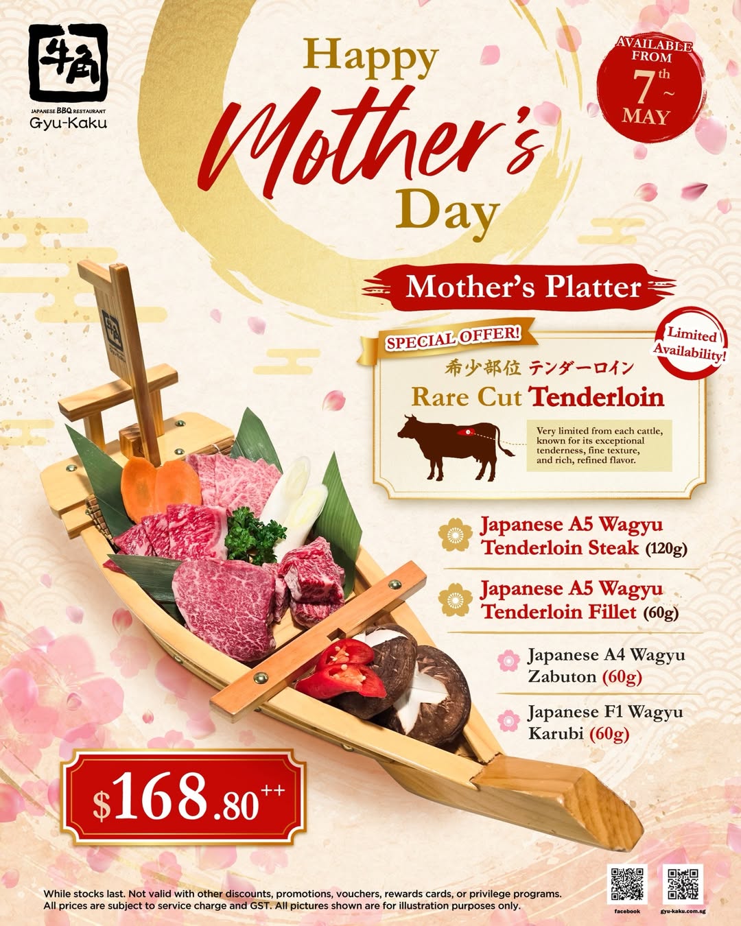 Gyu-Kaku-Japanese-BBQ-Restaurant-–-Mothers-Day-Promotion 7 May 2026 onwards: Gyu-Kaku Japanese BBQ Restaurant – Mother’s Day Promotion, Gyu-Kaku Mother’s Platter at $168.80, Premium Wagyu Dining Experience in Singapore