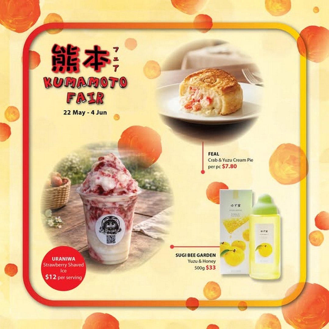 Isetan-Singapore-Kumamoto-Fair-at-Isetan-Scotts-Supermarket-B1-2 22 May–4 June 2026: Isetan Singapore Kumamoto Fair at Isetan Scotts Supermarket B1 – Discover Authentic Japanese Food, Speciality Produce and Meet Kumamon at This Limited-Time Promotion