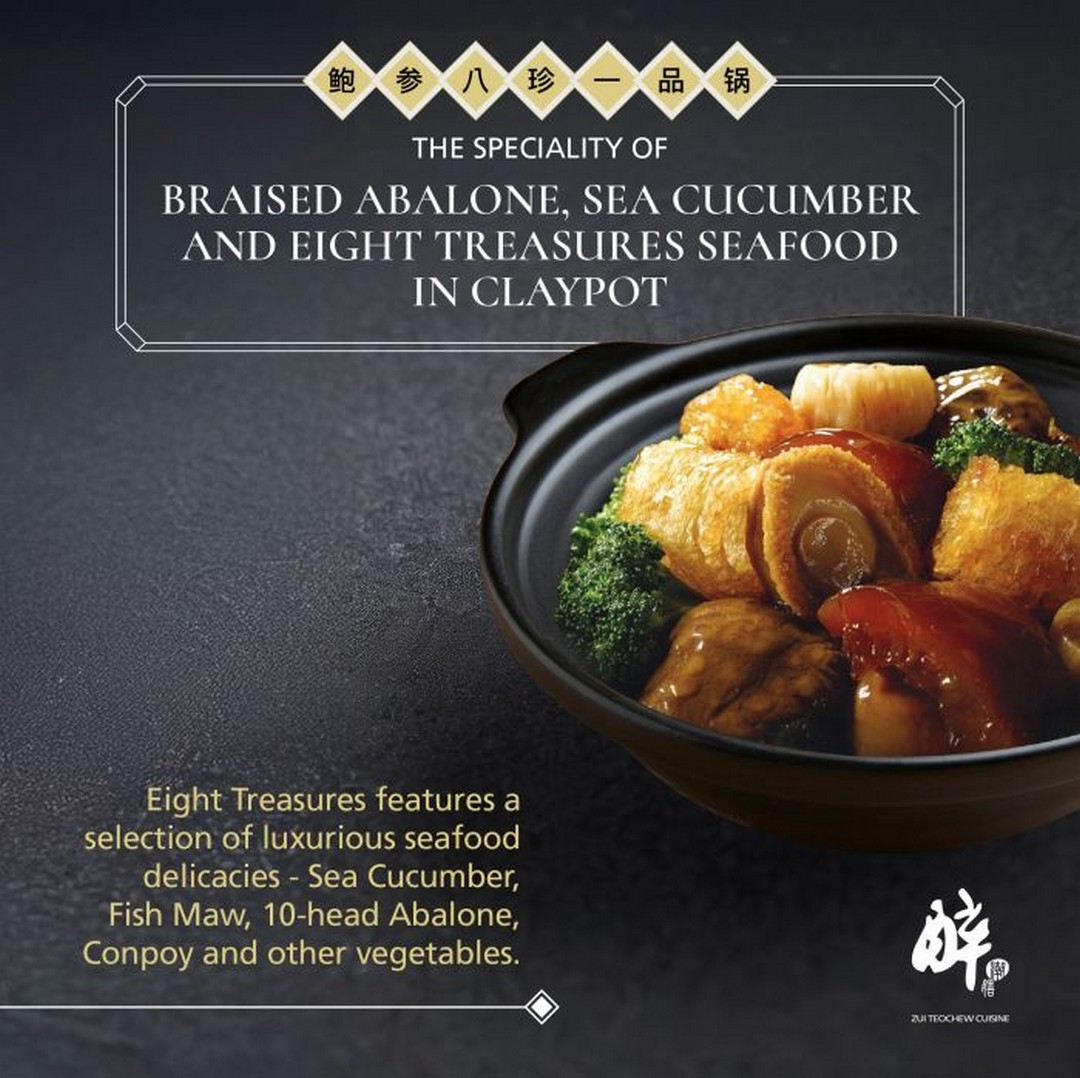 JUMBO-Group-Teochew-Craftsmanship-Braised-Abalone-Eight-Treasures Now till 31 May 2026: JUMBO Group Teochew Craftsmanship Braised Abalone & Eight Treasures Seafood Claypot Promotion with 20% Dining Discount