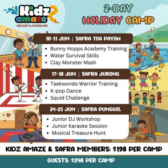 10-25 June 2026: Kidz Amaze Indoor Playground Singapore 2-Day Holiday ...