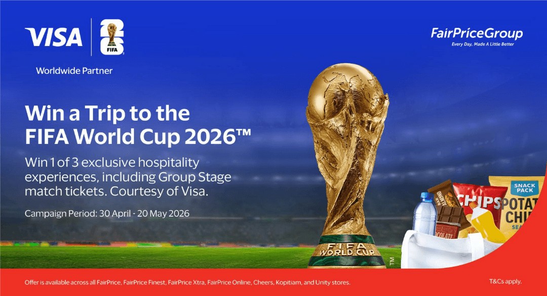 Lau-Pa-Sat-FIFA-World-Cup-Live-Screening-VISA-FairPrice-Group 12 June to 20 July 2026: Lau Pa Sat FIFA World Cup Live Screening & VISA FairPrice Group Spend & Win Promotion in Singapore, Event with Live Football Viewing and Giveaway at Raffles Quay