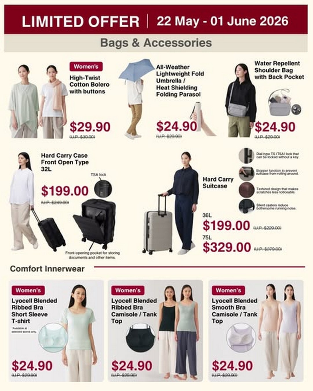MUJI-Singapore-Special-Prices-Promotion-on-Everyday-Essentials-2 22 May – 1 June 2026: MUJI Singapore Special Prices Promotion on Everyday Essentials and Popular Favourites Across Stores