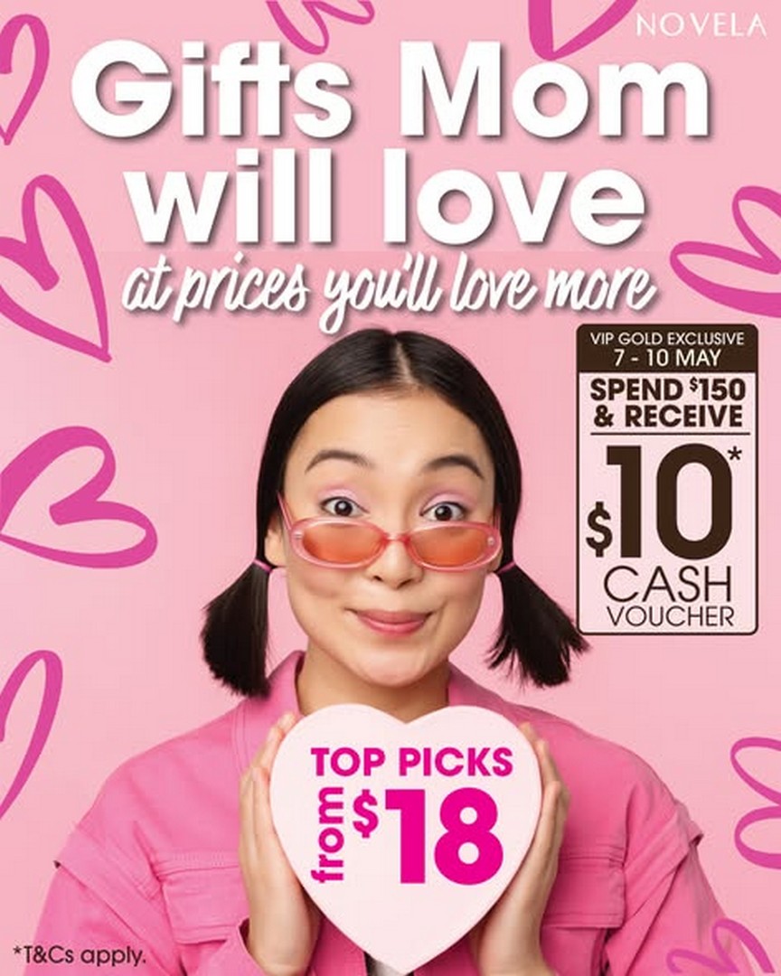 Novela-Singapore-Mothers-Day-Beauty-Sale-Promotion 7–10 May 2026: Novela Singapore Mother’s Day Beauty Sale Promotion: SK-II, Estée Lauder, Lancôme Deals from $18 + VIP Rewards Across Multiple Malls