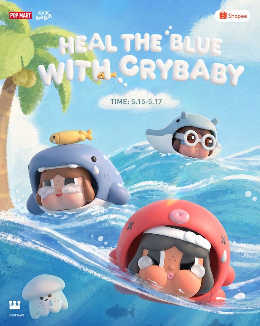 POP-MART-Shopee-Singapore-Heal-The-Blue-With-Crybaby-Promotion 15-17 May 2026: POP MART Shopee Singapore Heal The Blue With Crybaby Promotion: Enjoy Up to $7 Off Plus Exclusive Free Gifts with Cry Me An Ocean Series Launch