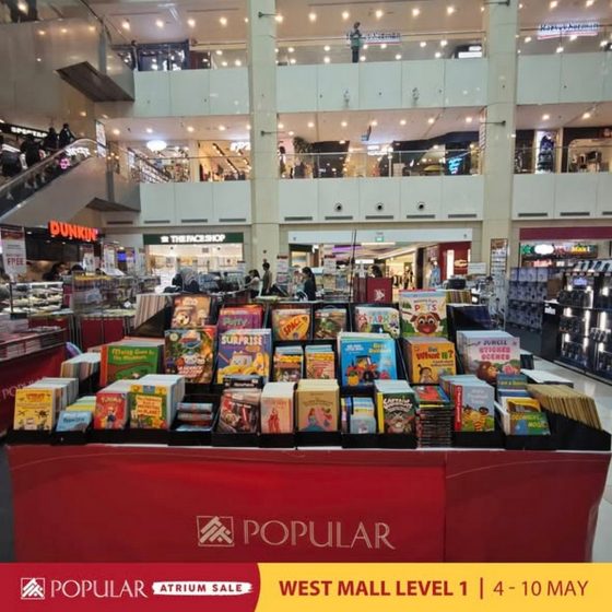 Now till 10 May 2026: Popular Bookstore Singapore Atrium Sale at West ...