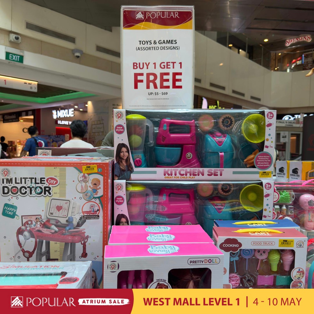 Popular-Bookstore-Singapore-Atrium-Sale-at-West-Mall-11 Now till 10 May 2026: Popular Bookstore Singapore Atrium Sale at West Mall – Up to 70% Off Books, Stationery and More Promotion